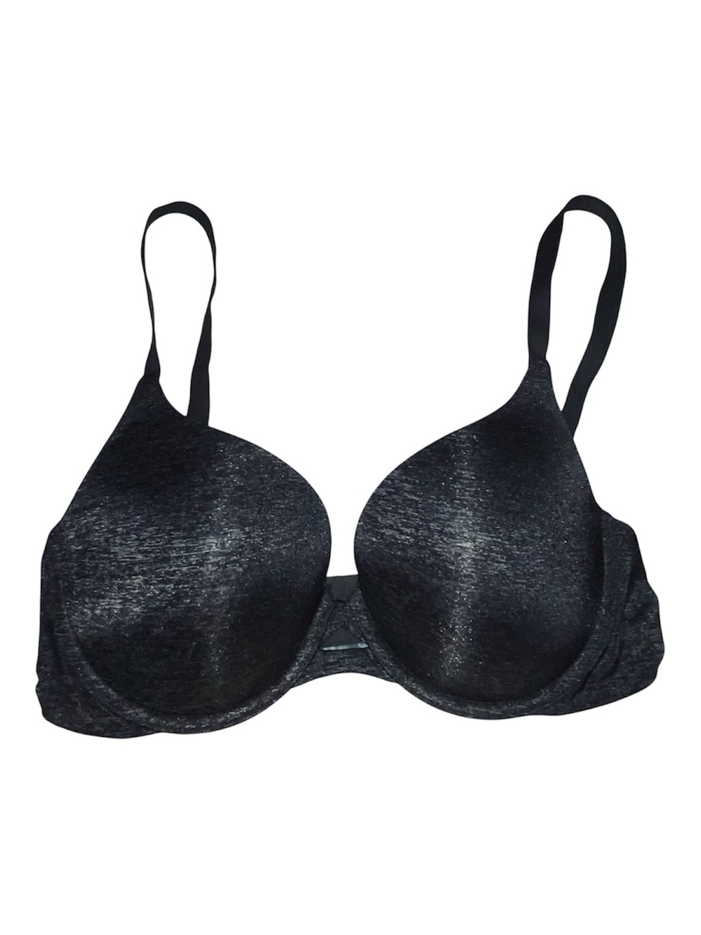 Victoria’s Secret Perfect Shape Bra 36C Gray Jersey Soft Underwire Adjustable